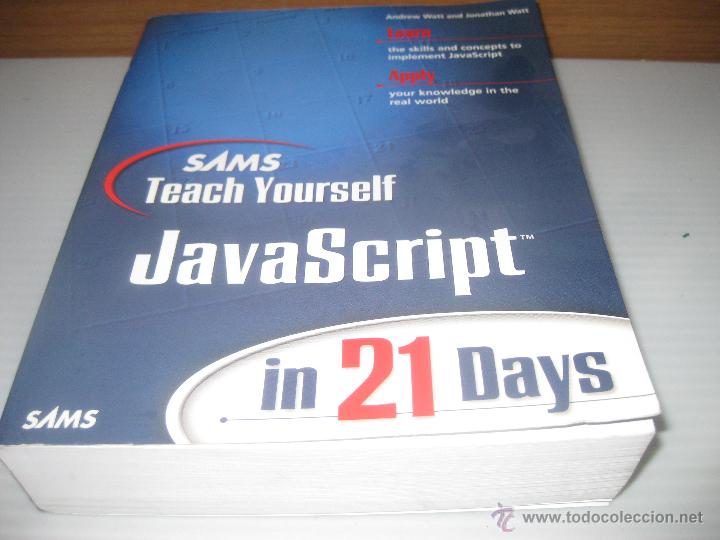 Libros de segunda mano: JavaScrips in 21 Days, 2002. - Foto 1