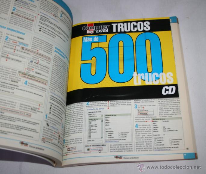 Libros de segunda mano: COMPUTER HOY EXTRA, MAS DE 500 TRUCOS, INCLUYE CD, 2001, LIBRO PRACTICO DE INFORMATICA - Foto 2