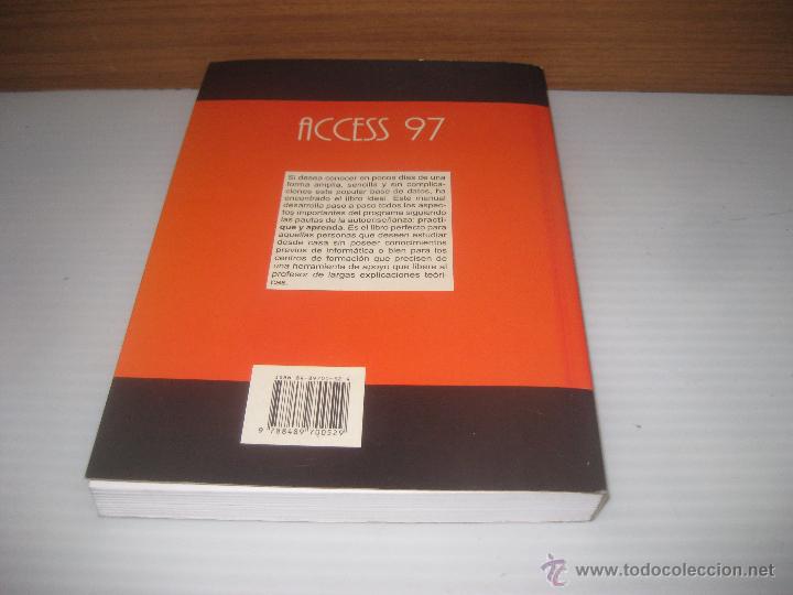 Libros de segunda mano: F&aacute;cil y R&aacute;pido ACCES 97, 1997 - Foto 3