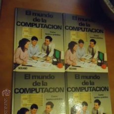 Libros de segunda mano: EL MUNDO DE LA COMPUTACION 4 TOMOS , CURSO TEORICO PRACTICO, OCEANO 1988