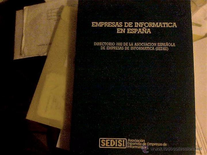 Libros de segunda mano: Empresas de Inform&aacute;tica en Espa&ntilde;a 1992 - Foto 1