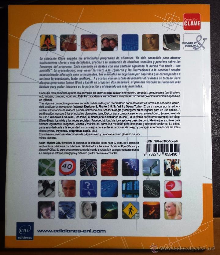 Libros de segunda mano: INICIACION A INTERNET-COLECCION CLAVE-SIMPLE&VISUAL-1&ordf; edici&oacute;n- Ediciones ENI - Foto 2