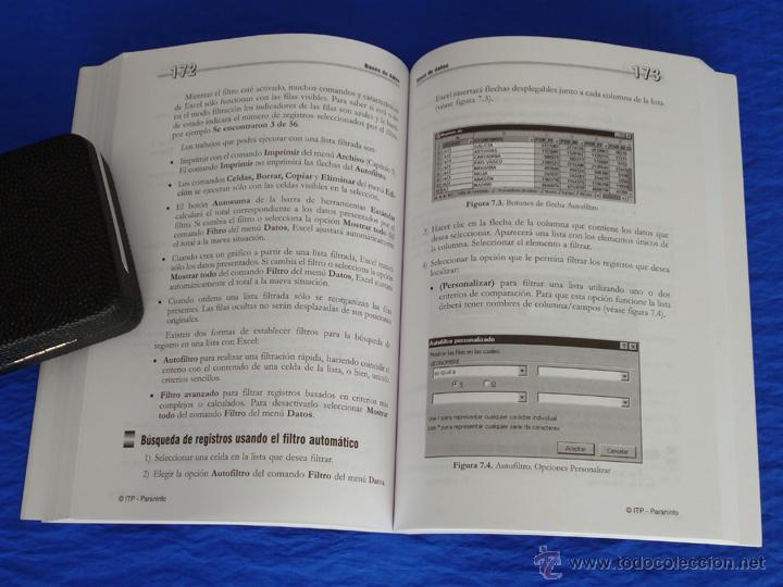 Libros de segunda mano: EXCEL (OFFICE 2000), GU&Iacute;A R&Aacute;PIDA. A. [Antonia] GONZ&Aacute;LEZ MANGAS. Paraninfo Thomson Learning, 2000 - Foto 6