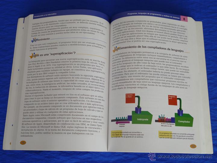 Libros de segunda mano: INTRODUCCI&Oacute;N A LA INFORM&Aacute;TICA, MANUAL VISUAL. MARILYN MEYER, ROBERTA BABER. B&eacute;lenguer, 1999 - Foto 5