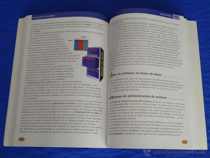 Libros de segunda mano: INTRODUCCI&Oacute;N A LA INFORM&Aacute;TICA, MANUAL VISUAL. MARILYN MEYER, ROBERTA BABER. B&eacute;lenguer, 1999 - Foto 6