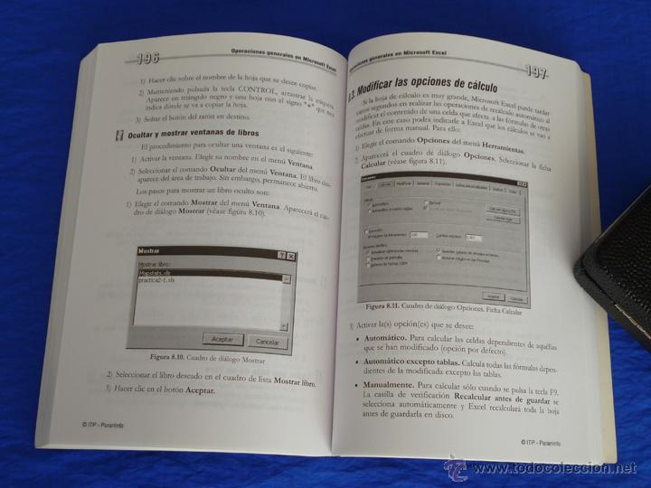 Libros de segunda mano: EXCEL (OFFICE 2000), GU&Iacute;A R&Aacute;PIDA. A. [Antonia] GONZ&Aacute;LEZ MANGAS. Paraninfo Thomson Learning, 2000 - Foto 6