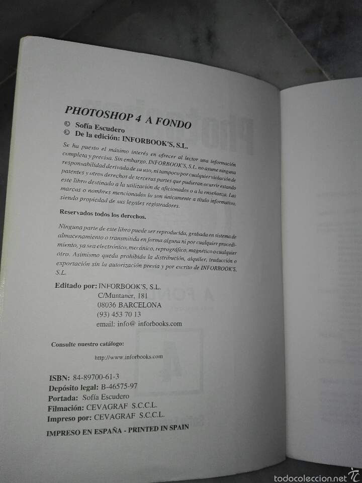 Libros de segunda mano: Photoshop 4 a fondo. Sofia Escudero 1997 - Foto 6