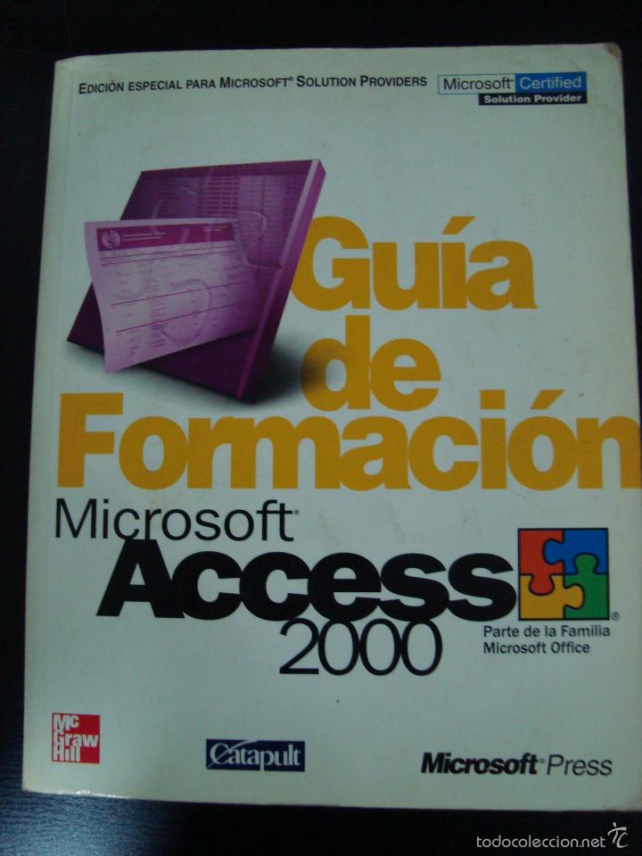Libros de segunda mano: GUIA DE FORMACION MICROSOFT ACCES 2000.BUEN ESTADO. - Foto 1