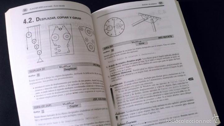 Libros de segunda mano: AutoCAD 2000 Avanzado Gu&iacute;a r&aacute;pida - Foto 3