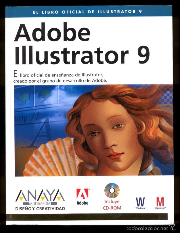 Libros de segunda mano: Adobe Illustrator 9 con CD - Foto 1