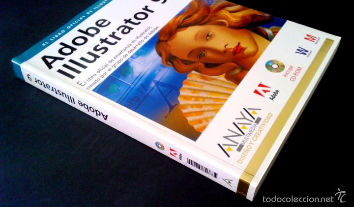 Libros de segunda mano: Adobe Illustrator 9 con CD - Foto 3