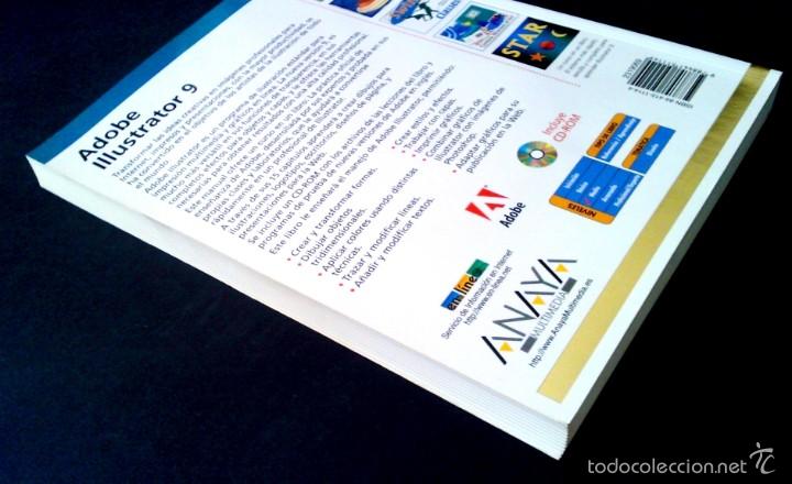Libros de segunda mano: Adobe Illustrator 9 con CD - Foto 4