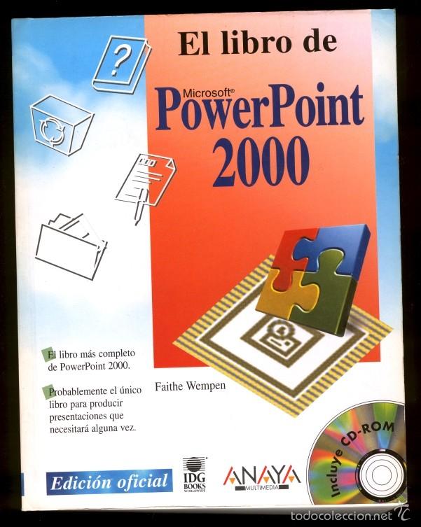 Libros de segunda mano: PowerPoint 2000 con CD 700 p&aacute;ginas - Foto 1