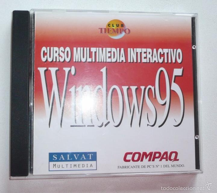 Libros de segunda mano: CD-ROM Curso Multimedia Interactivo Windows 95 - Salvat Multimedia - Compaq - Foto 1