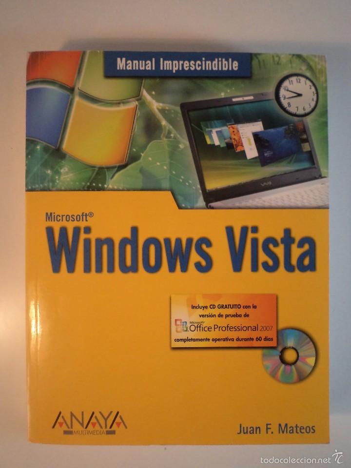 microsoft windows vista. incluye cd . mateos ba - Compra venta en  todocoleccion