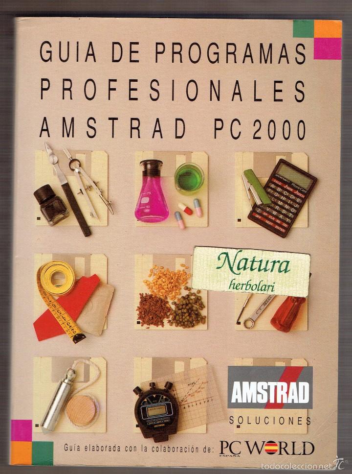 Libros de segunda mano: Guia de programas profesionales Amstrad PC 2000 - Foto 1