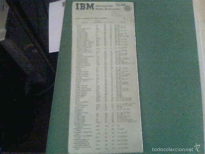 Libros de segunda mano: Sistema/360 IBM - Datos de Consulta - Foto 1