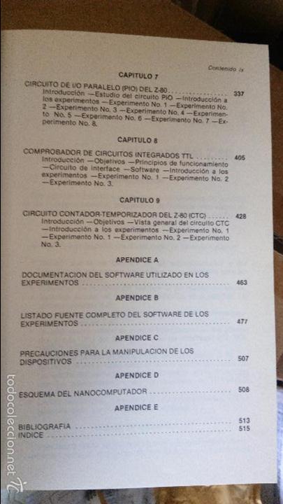 Libros de segunda mano: MICROPROCESADOR Z-80, PROGRAMACI&Oacute;N E INTERFACES - VV.AA (MARCOMBIO M&Eacute;XICO 1984, COMO NUEVO) - Foto 4