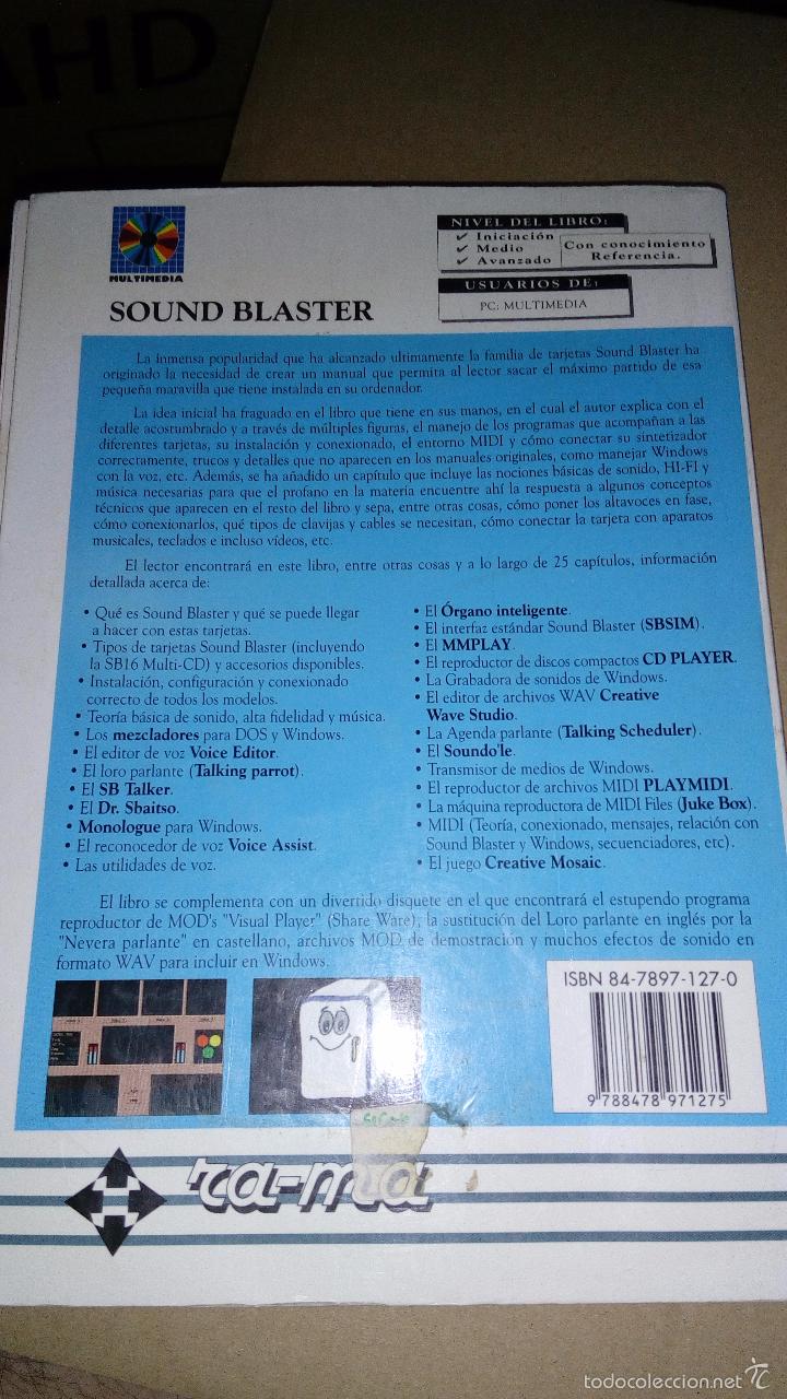 Libros de segunda mano: EL LIBRO DE LA SOUNDBLASTER (JOSE LUIS OROS CABELLO) RA-MA - Foto 4
