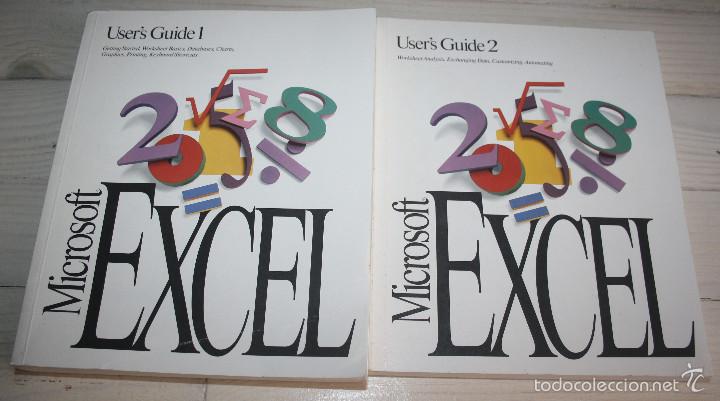 Libros de segunda mano: LOTE 2 LIBROS-MICROSOFT EXCEL USERS GUIDE 1 y 2- A&Ntilde;O 1992 - Foto 1
