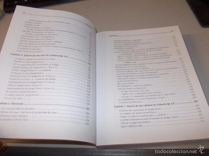 Libros de segunda mano: ActionScript 2.0 soluciones para el desarrollo orientado a objetos. Anaya 2.005 - Foto 4
