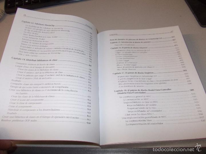Libros de segunda mano: ActionScript 2.0 soluciones para el desarrollo orientado a objetos. Anaya 2.005 - Foto 6