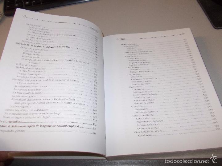 Libros de segunda mano: ActionScript 2.0 soluciones para el desarrollo orientado a objetos. Anaya 2.005 - Foto 7