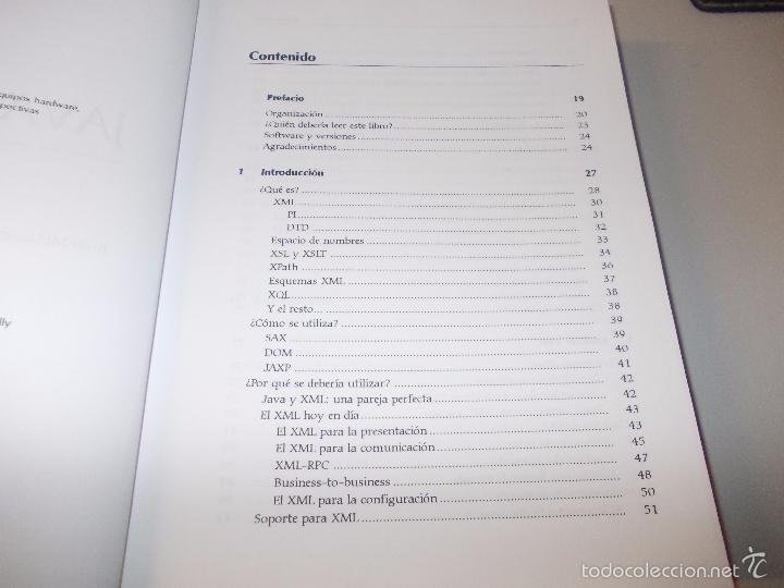 Libros de segunda mano: Java y XML, Brett McLaughlin, Anaya Multimedia OReilly 2.001 - Foto 2