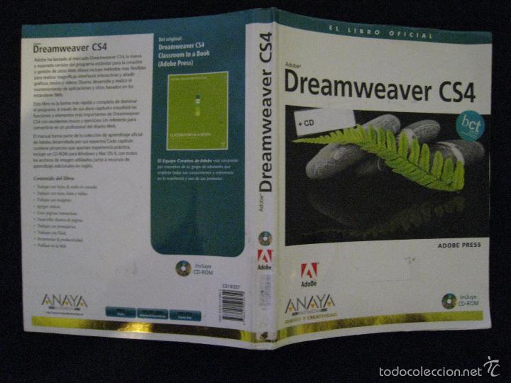 Libros de segunda mano: DREAMWEAVER CS4 - EL LIBRO OFICIAL - ADOBE PRESS - EDICIONES ANAYA MULTIMEDIA - INCLUYE CD-ROM. - Foto 3