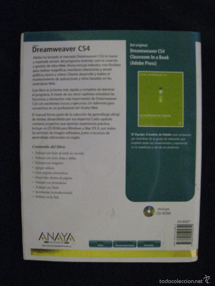 Libros de segunda mano: DREAMWEAVER CS4 - EL LIBRO OFICIAL - ADOBE PRESS - EDICIONES ANAYA MULTIMEDIA - INCLUYE CD-ROM. - Foto 7
