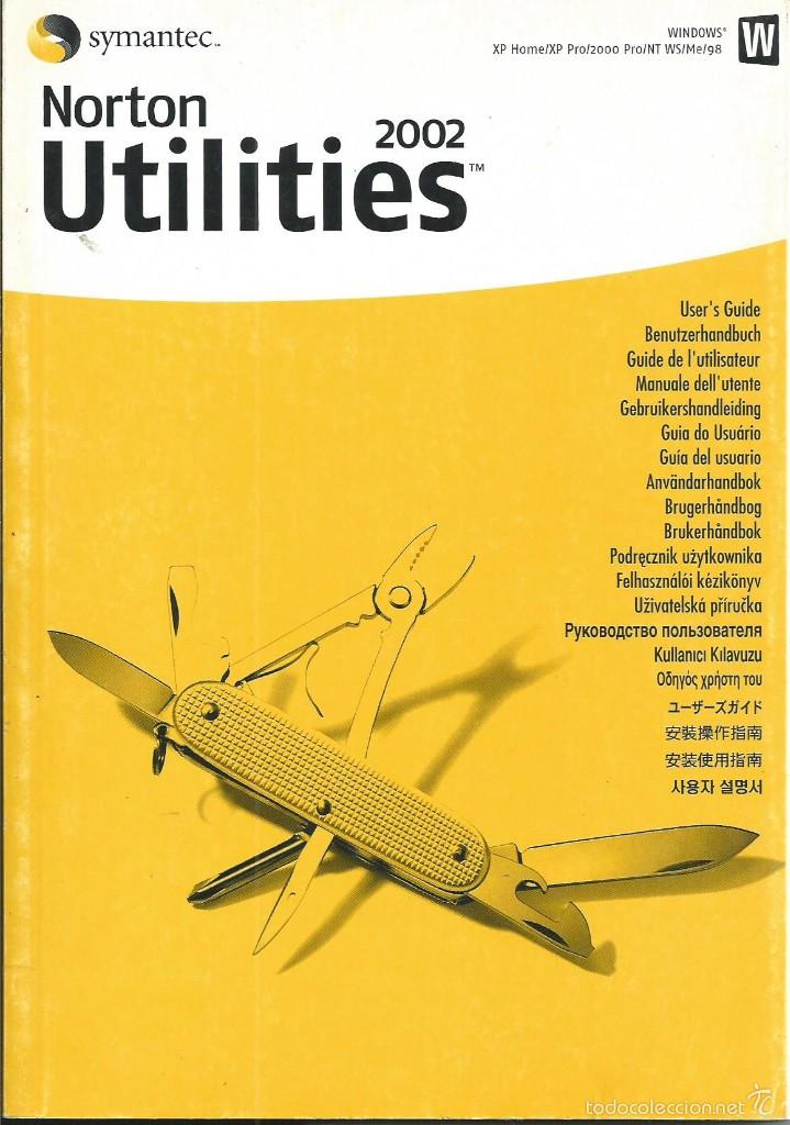 Libros de segunda mano: SIMANTEC NORTON UTILITIES 2002 GUIA DEL USUARIO 20 IDIOMAS - Foto 1