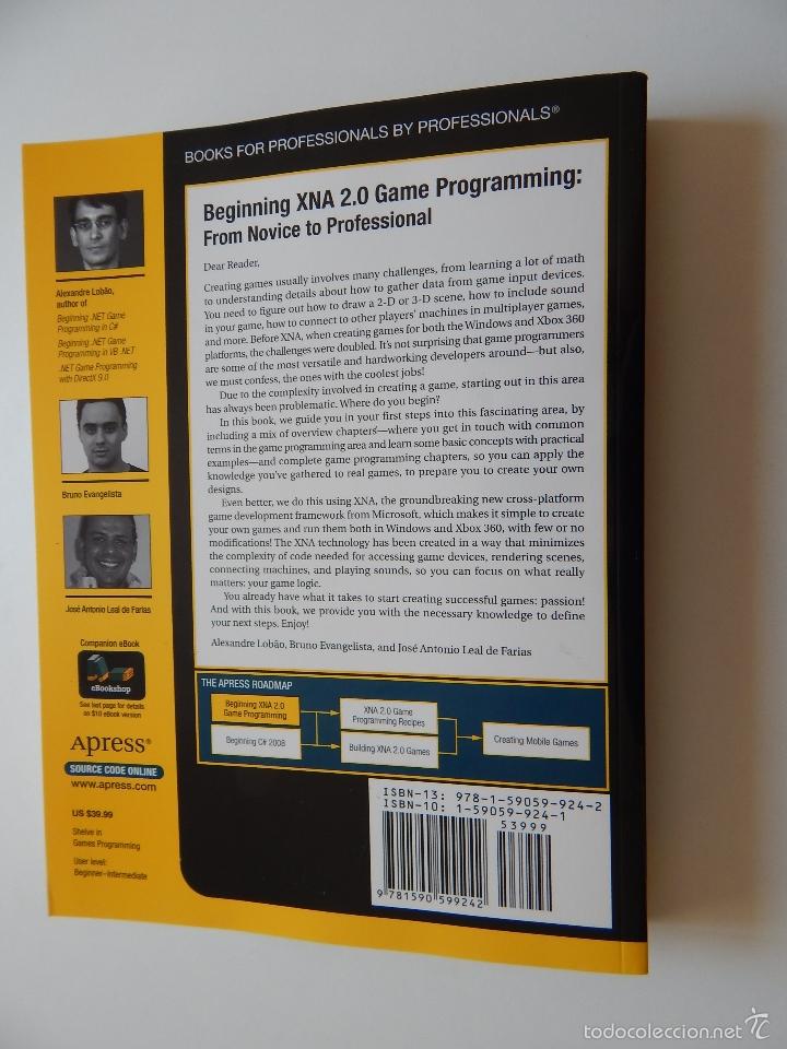 Libros de segunda mano: Beginning XNA 2.0 Game Programming. From Novice to Professional - Foto 2