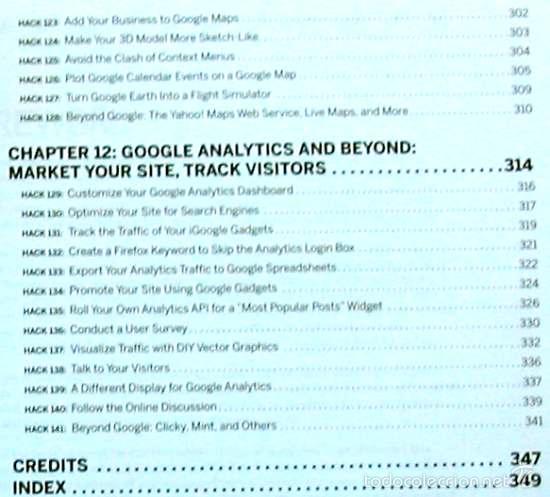 Libros de segunda mano: GOOGLE APPS HACKS - PHILIPP LENSSEN - OREILLY 2008 - 360 P&Aacute;GINAS - VER INDICE - Foto 6
