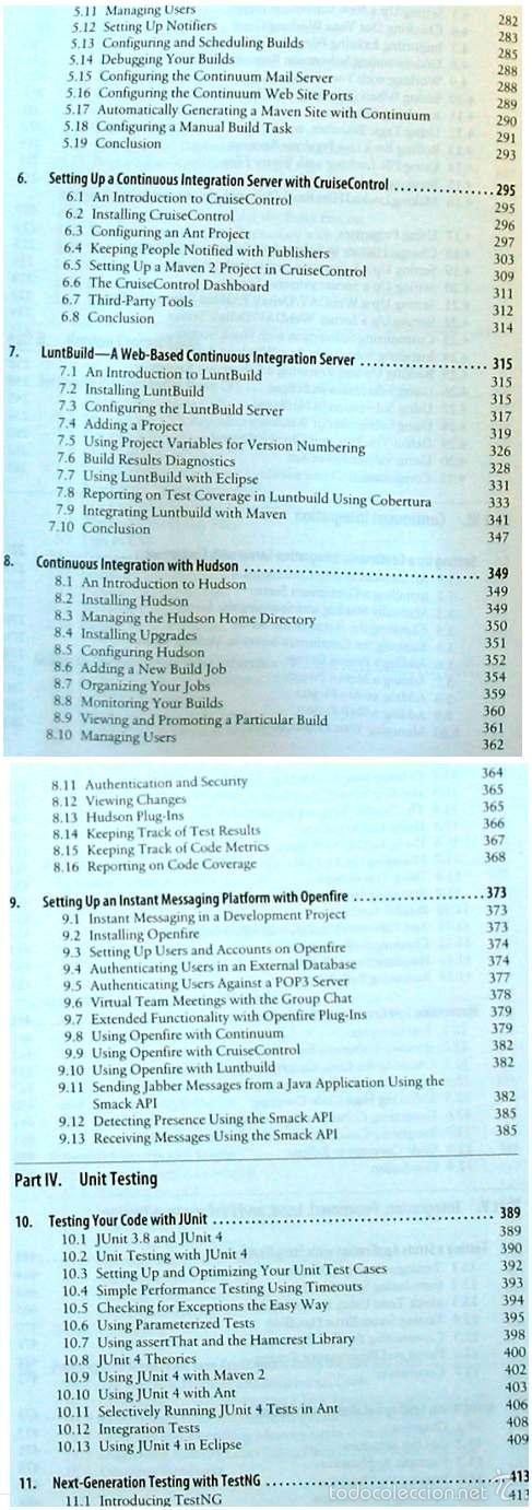 Libros de segunda mano: JAVA POWER TOOLS - JOHN FERGUSON SMART - OREILLY 2008 - 871 P&Aacute;GINAS - VER INDICE - Foto 4