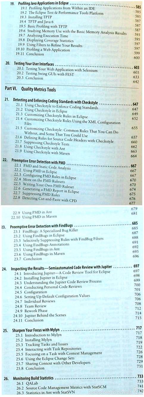 Libros de segunda mano: JAVA POWER TOOLS - JOHN FERGUSON SMART - OREILLY 2008 - 871 P&Aacute;GINAS - VER INDICE - Foto 6
