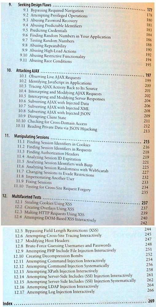 Libros de segunda mano: WEB SECURITY TESTING COOKBOOK - PACO HOPE / BEN WALTHER - OREILLY 2009 - VER INDICE - Foto 4