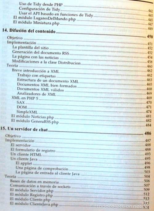 Libros de segunda mano: PROGRAMACI&Oacute;N PHP 5 - PROYECTOS PROFESIONALES - FRANCISCO CHARTE OJEDA - ANAYA 2004 CON DISCO - VER - Foto 6