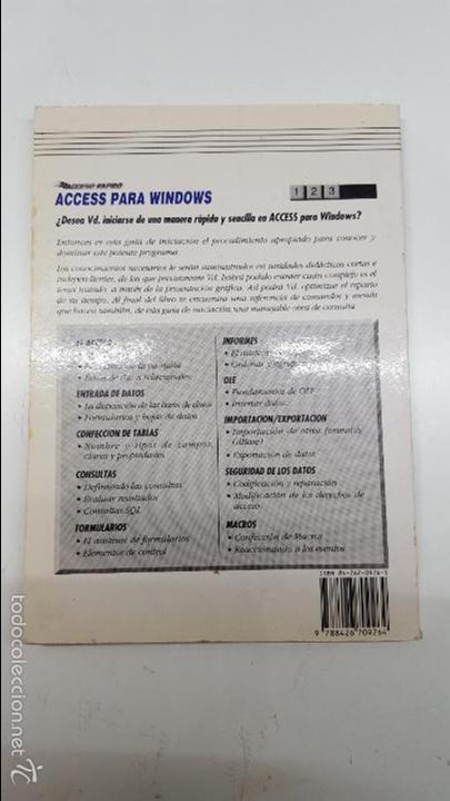 Libros de segunda mano: Acceso R&aacute;pido ACCESS - Foto 3
