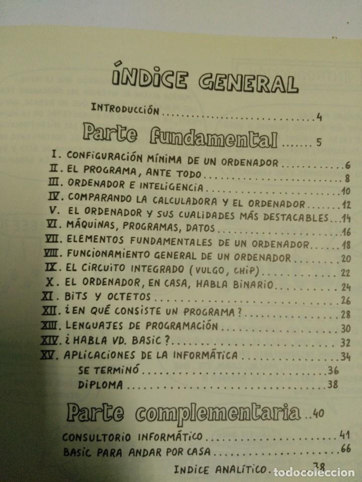 Libros de segunda mano: MUY RARO- MANUAL(POCO SERIO) DE INFORM&Aacute;TICA 1987 - Foto 2