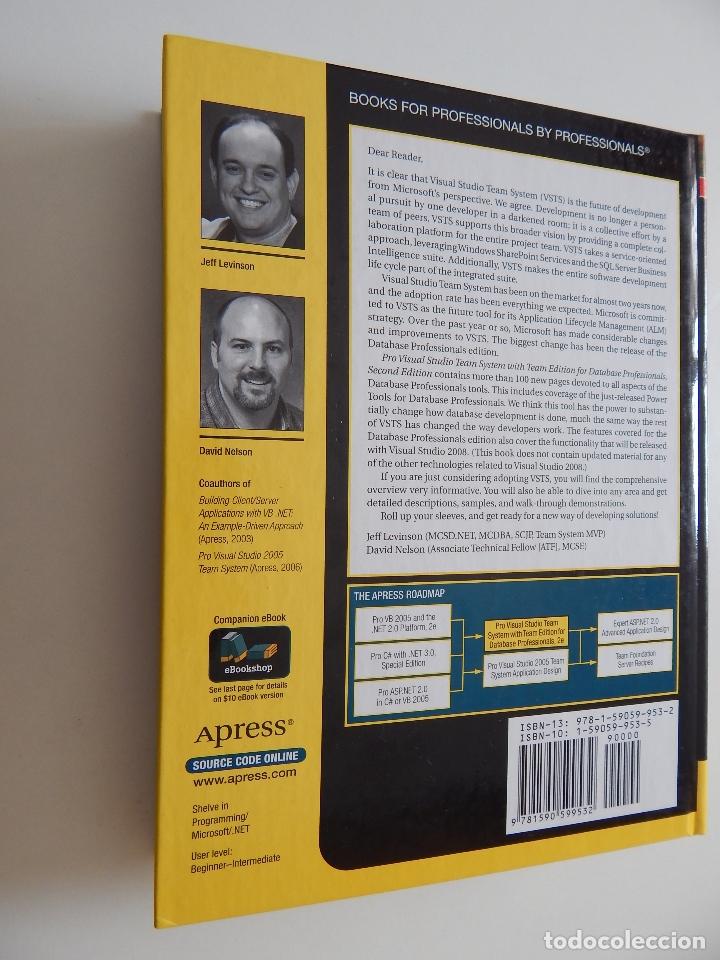 Libros de segunda mano: Pro Visual Studio Team System with Team Edition for Database Professionals - Jeff Levinson, David Ne - Foto 2