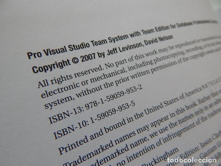 Libros de segunda mano: Pro Visual Studio Team System with Team Edition for Database Professionals - Jeff Levinson, David Ne - Foto 5