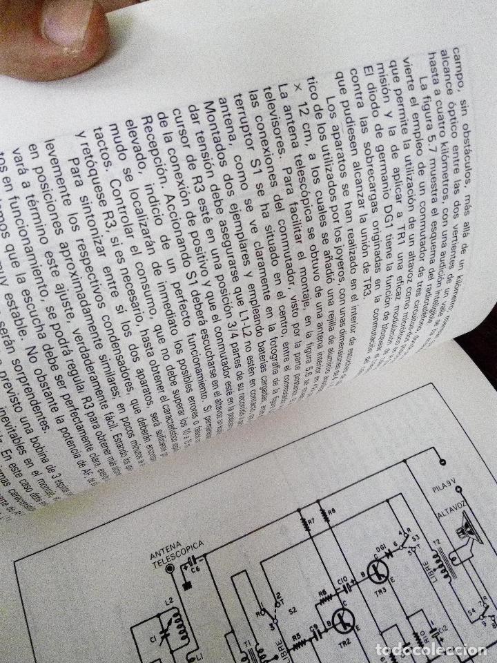 Libros de segunda mano: ESPIONAJE ELECTRONICO, MONTAJE PR&Aacute;CTICO DE DISPOSITIVOS, ESQUEMAS Y LISTAS DE COMPONENTES (1982) - Foto 7