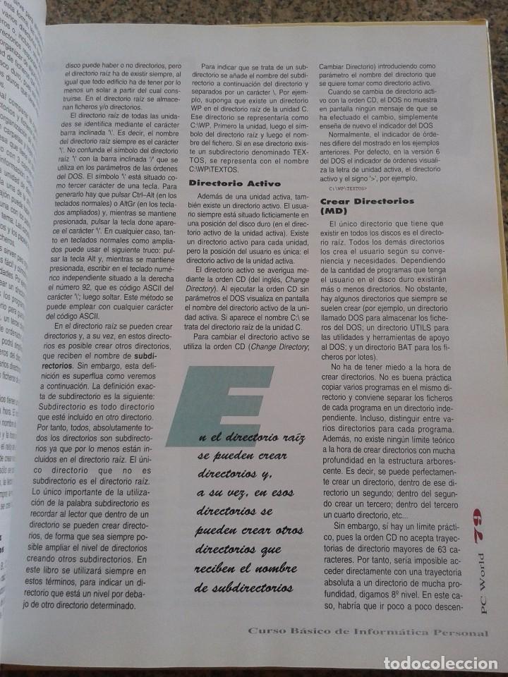 Libros de segunda mano: CURSO BASICO DE INFORMATICA PERSONAL - PC WORLD -- IDG COMINICACIONES -- TOMO -- - Foto 2