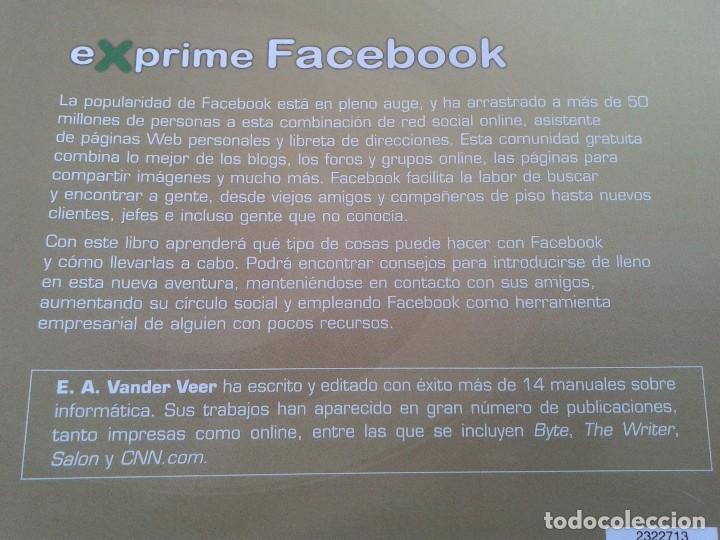 Libros de segunda mano: EXPRIME FACEBOOK -- E. A. VANDER DEER -- ANAYA - 2009 -- - Foto 3