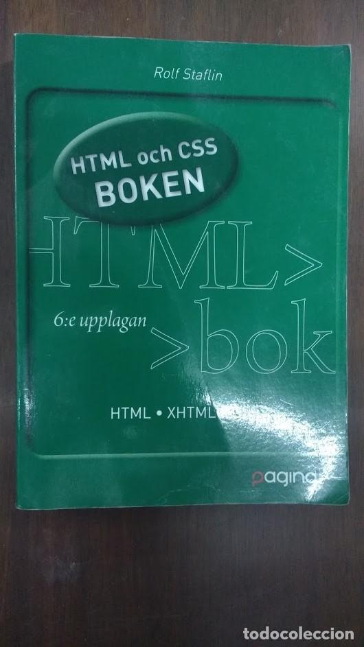 Libros de segunda mano: HTML och CSS Boken Rolf Staflin 2010 - Foto 1