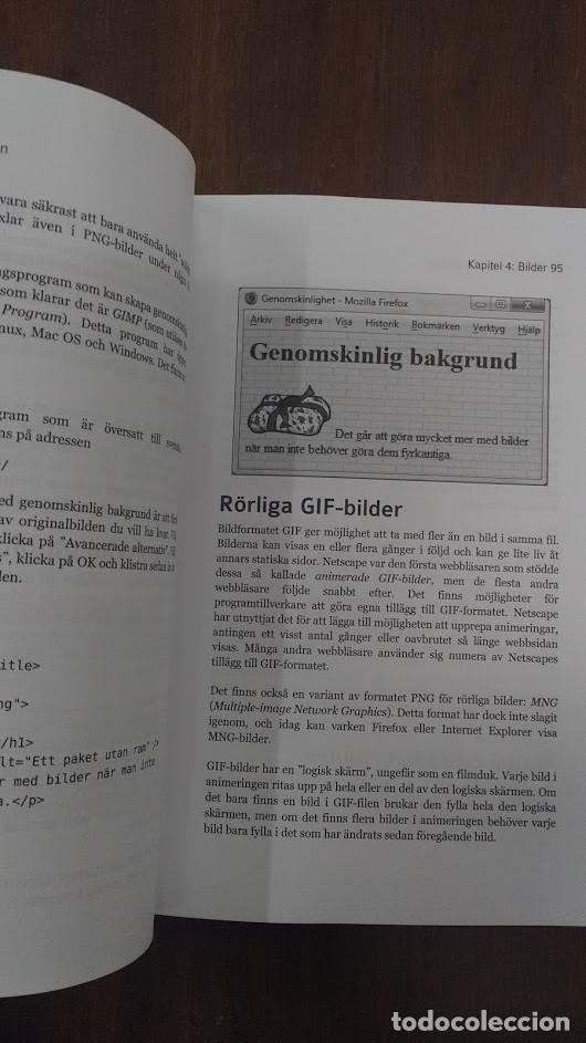 Libros de segunda mano: HTML och CSS Boken Rolf Staflin 2010 - Foto 3