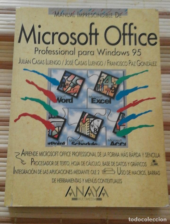 Libros de segunda mano: Manual imprescindible de Microsoft Office Professional para Windows 95 - A.A.V.V. - Foto 1
