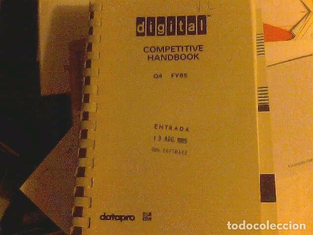 Libros de segunda mano: Competitive Handbook Q4 FY88 - Foto 1
