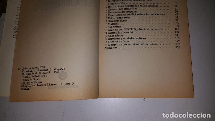 Libros de segunda mano: CURSO BASICO DE PROGRAMACION DE COMMODERE 64  - 1984 - Foto 4