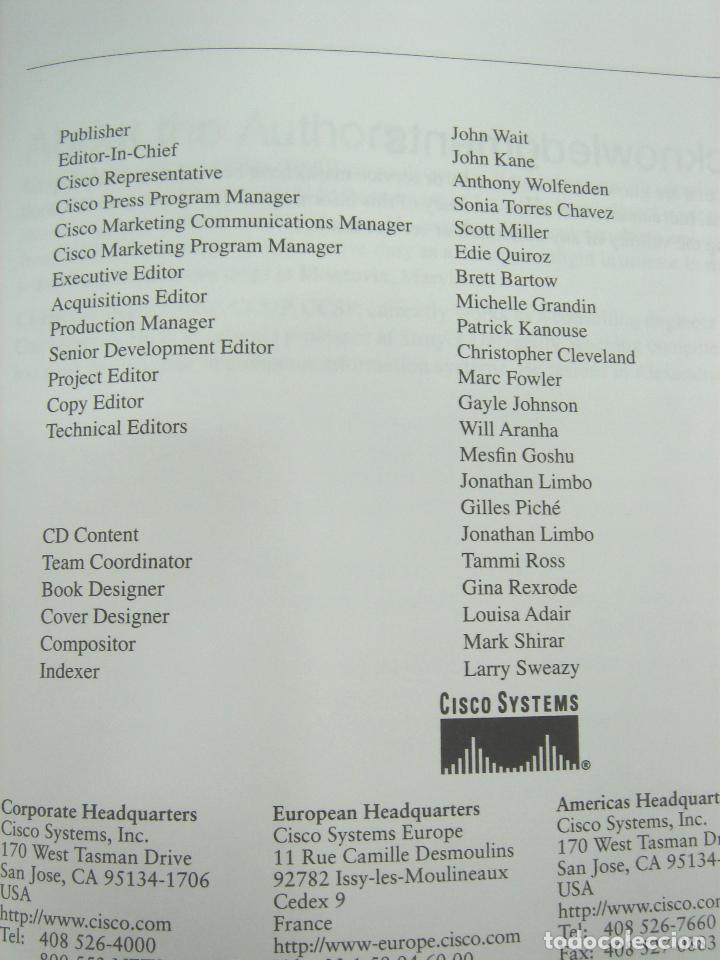 Libros de segunda mano: LIBRO INFORMATICA-CCSP CISCO SECURE PIX-FIREWALL ADVANCED - CISCO SYSTEMS - GREG BASTIEN -EN INGLES - Foto 6